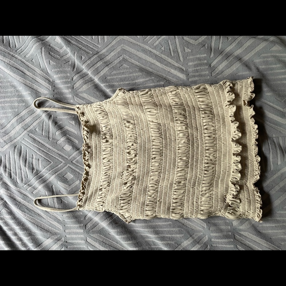 H&M scrunched cami top size small